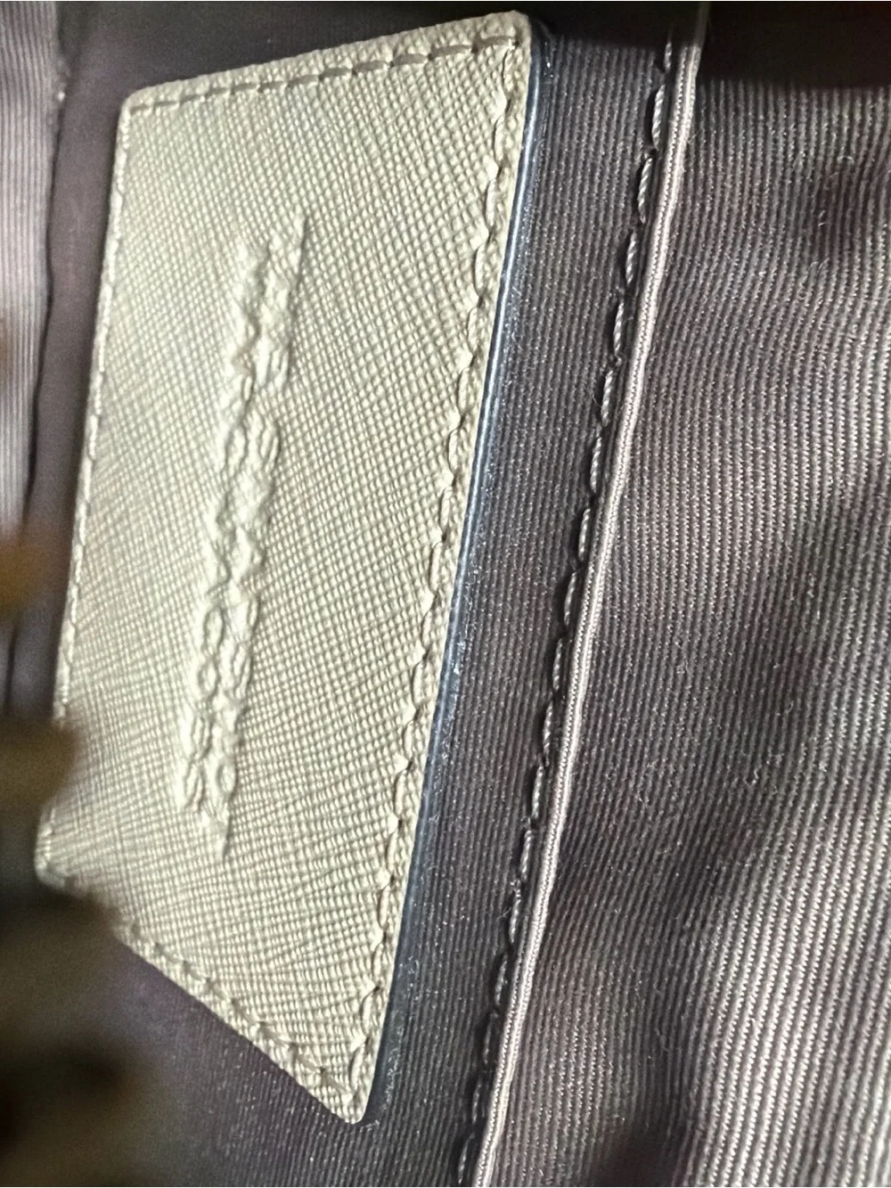 Marc Jacobs Double Zip Snapshot Bag — Cream with Black Trim & Gold Hardware - Picture 5 of 5